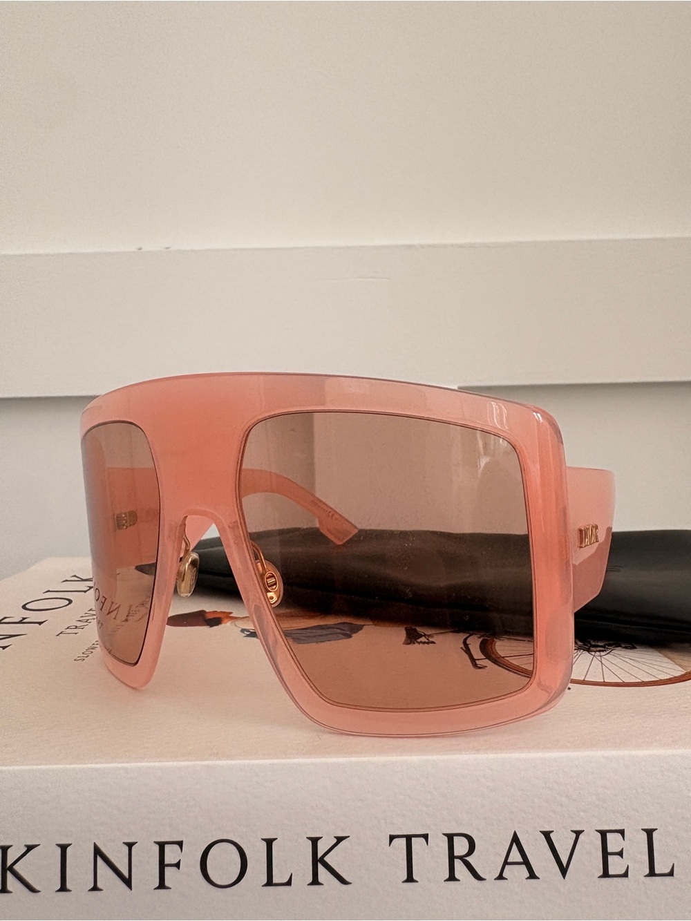 Dior Oversized Pink Sunglasses